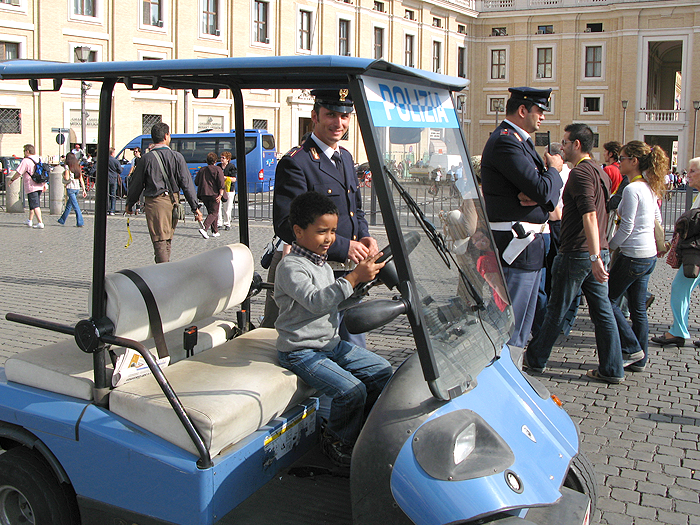 Римская полиция в действии