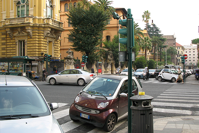 Парковка по-римски